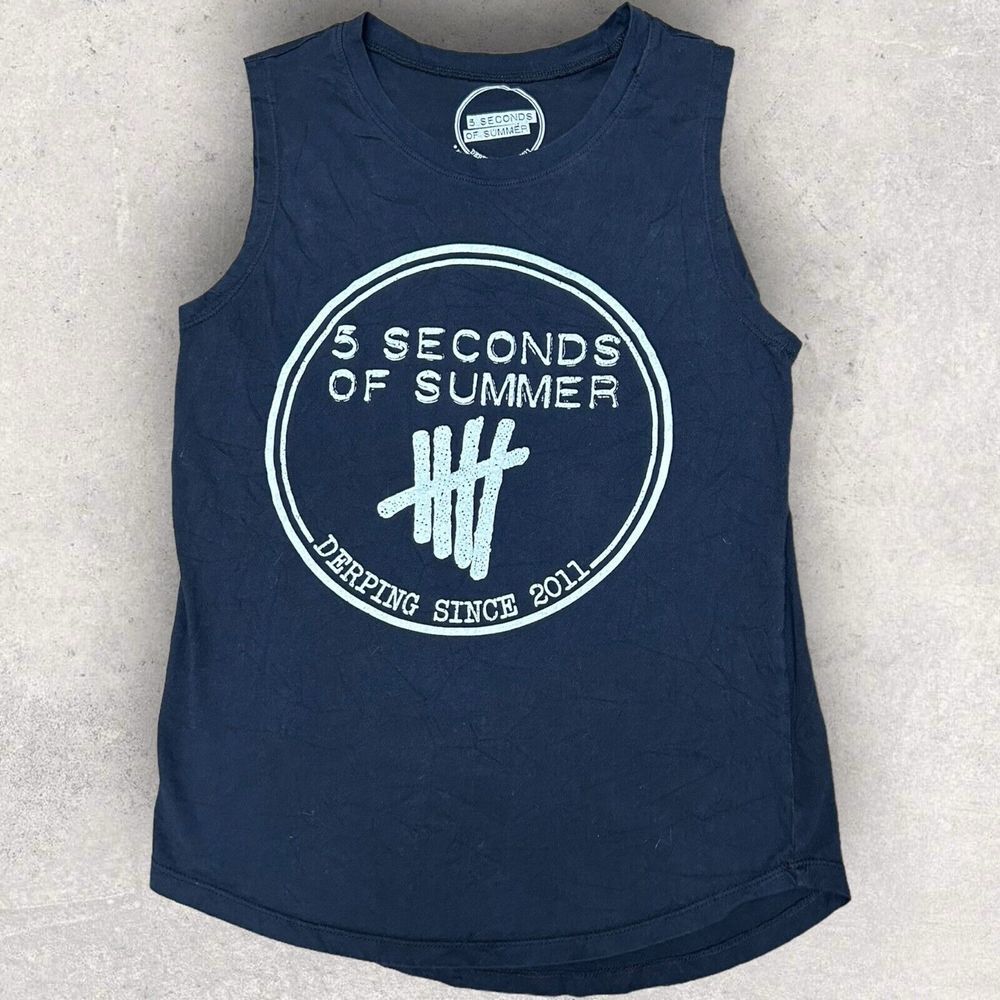 5 Seconds of Summer‎ Derping Since 2011 Women's Graphic Tank Music FITS XS